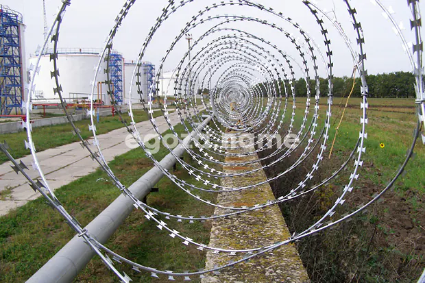 Spiral barrier installed by Caiman installers