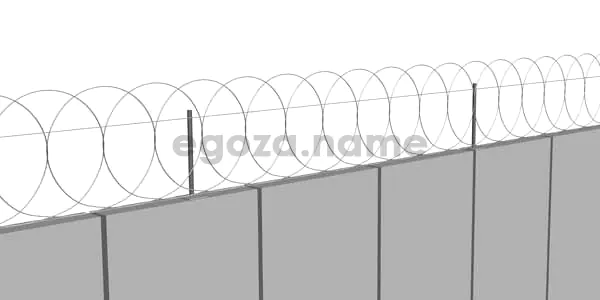 Монтаж плоского барьера Егоза на I-кронштейнах